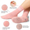 Toes Home Pilates Socks for Women with Grippers, Non Slip