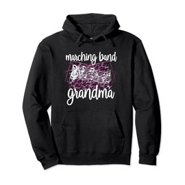 Marching Band Grandma Band Member Grandmother Pullover Hoodie