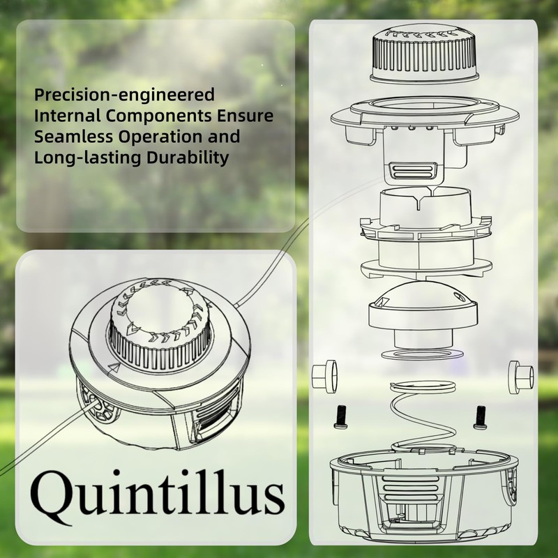 Quintillus H02 Weed Eater Head Universal Trimmer Head String Trimmer