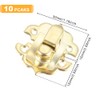 10 x Vintage Box Latch Hasp 30 x 30mm Jewelry