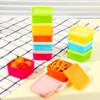 saerryor 15Pc Small Food Containers with Lids, 90ML Plastic Snack
