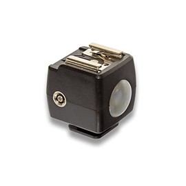 vhbw Servo Flash Trigger Compatible with Canon Speedlite 540EX, 580EX, 580EX II, 600EX, 600EX-RT, 90EX Camera, Standard ISO Clip-on Flash