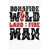 Bonafide Wildland Fireman: Wildland Firefighter and Smoke Jumper Notebook or