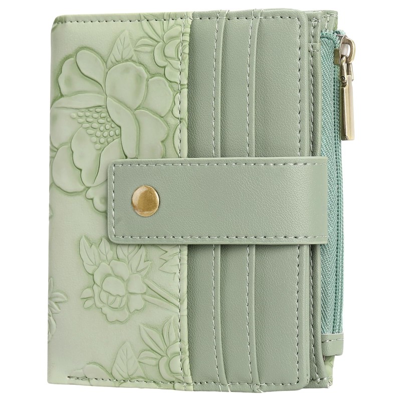 SENDEFN Small Wallets Women RFID Blocking Leather Bifold Credit Card