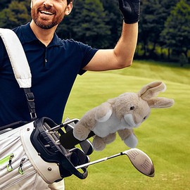 Plush Driver Headcover - Golf Head Covers for Woods - Putter Transportation Protection Equipment, Soft Wood Club Headcover