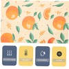 minkissy Beeswax Wraps 3 Pack Food Preservation Fabrics Beeswax and