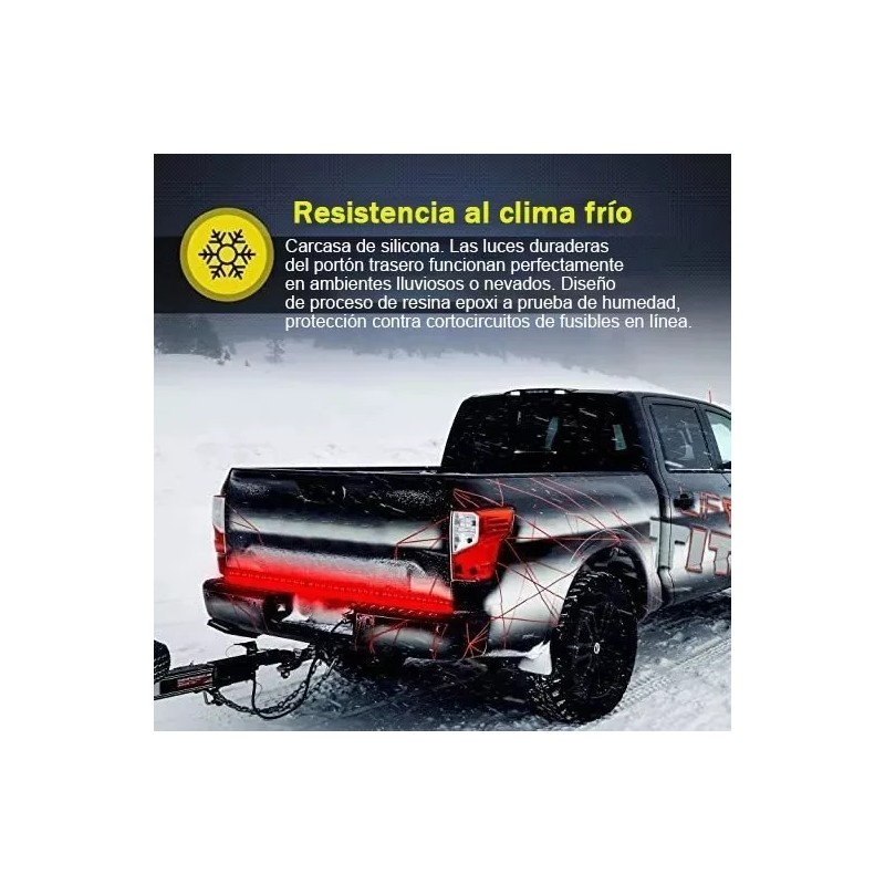 PUNKZZ Tiras Trasera Luces Direccionales Secuencial Drl Auto Camion