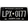Diamond Etched Products Custom Pennsylvania PA State Car Tag Diamond