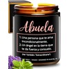 Abuela Candle, Best Abuela Gifts from Grandchildren Grandson, Happy Birthday