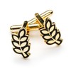 Acacia Leaf Freemason Cufflinks Cufflink Box