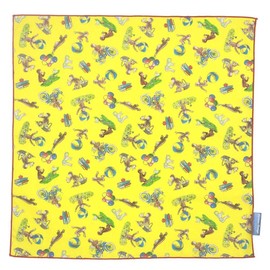 Gakken Staefl Curious George Napkin Lunch Cloth, 16.9 x 16.9 inches (430 x 430 mm), George K06022