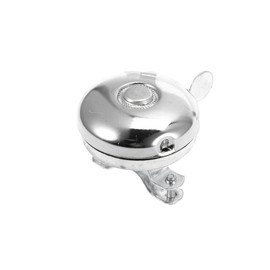 Kisangel Cycling Bells Loud Alarm: Metal Bike Horn for Kids Tricycle, Mountain Bike & Scooter (Silver, 2.05in Anti-Rust)