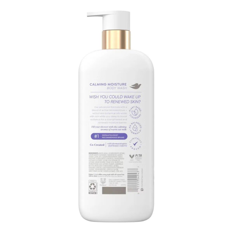 Dove Gel De Ducha 3% Sérum Renovador/retinol 18.5 Fl Oz