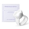 HAUA Ring Gua Sha, Korean Facial Tools, Premium Natural Ceramic,