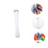 KONTONTY DIY Flagpole 100pcs Plastic Flag Sticks Handheld Flagpoles for