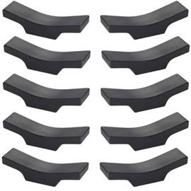 Pack of 10 Chopsticks Holders, Alloy Chopsticks Holder, Drop-Resistant Chopsticks Holder, for Table Cutlery Set, Restaurant Accessories (Black)