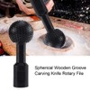 Sphere Rotary Burr - 10mm/14mm, Carbon Steel Wood Carving Polishing