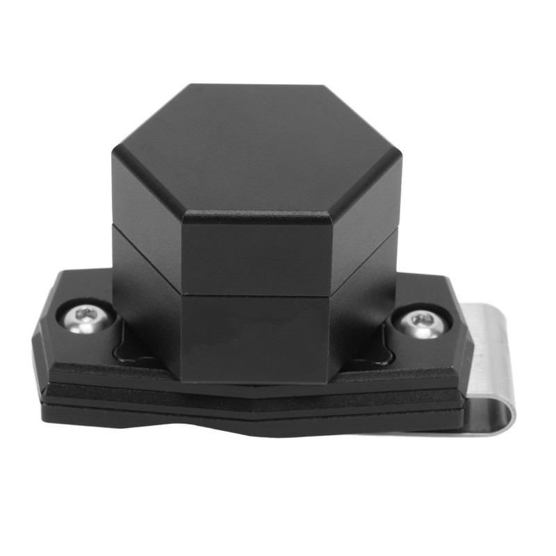 Hexagonal Pool Cue Chalk Box with Magnetic Clip 6063 Aluminum