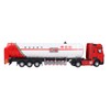 Alloy Gas Tanker Truck Model Water Spray High Simulation Detachable