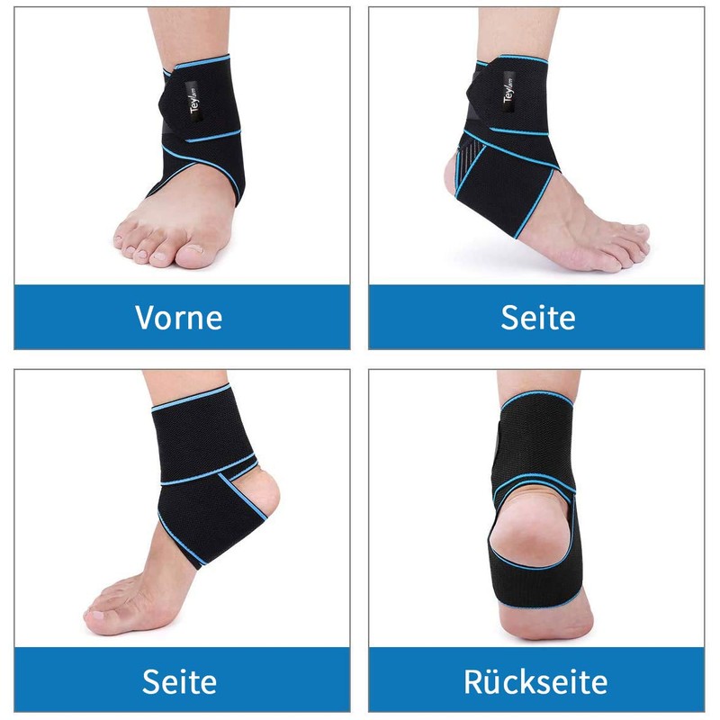 Teylam Ankle Support, Adjustable Ankle Support, Flexible Foot Support, Ultra