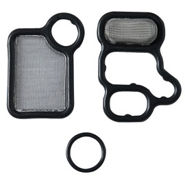 VVT - Juego de tapa de válvula de junta solenoide para Honda CR-V Civic Accord Element | Acura RSX TSX RDX | 15815-RAA- A02 & 15845-RAA-A01 & 91319-PAA-A01