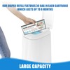Diaper Pail Refills Bags with 30 Bags Compatible with Genie