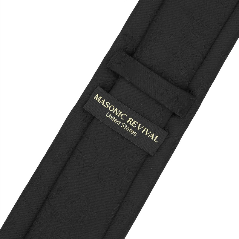 Masonic Revival Noche Necktie (2.5" Slim)