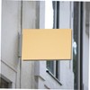 Hohopeti 6pcs Sublimation Blanks Coated Aluminum Sheets for Crafts Creative