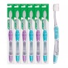 GUM 527P GUM Technique Deep Clean Toothbrush Sensitive Bristle, Compact