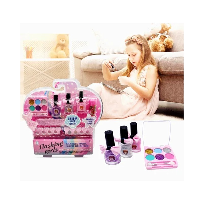 Kit De Maquillaje Lavable Para Niñas Malubero Malu1520