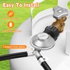 GasSaf 4 Feet Y Splitter Propane Regulator with Hose, 2