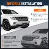No Drill Tow Hook License Plate Mount Relocator Bracket Kit