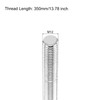 sourcing map Fully Threaded Rod M12 x 350mm 1.75mm Thread