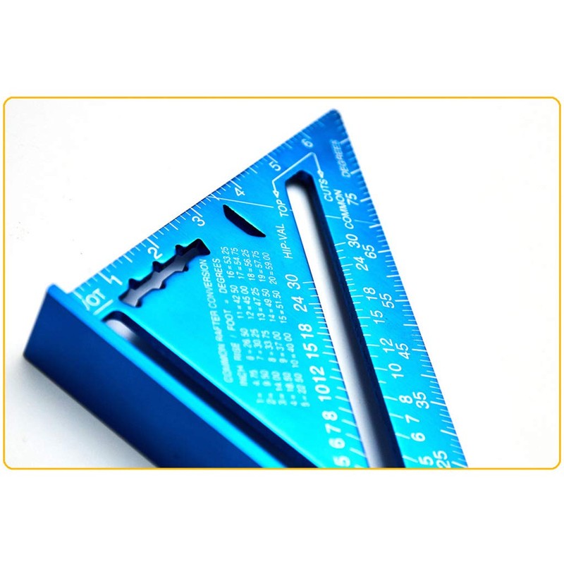 ncdoi Angle Ruler 7 Inch Aluminum Alloy Measuring Ruler Woodworking