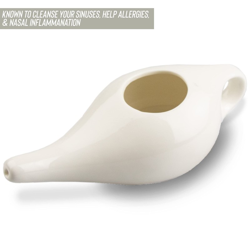 Myga RY1186 Ceramic Nasal Neti Pot, Neti-Pot Sinus Rinse Pot