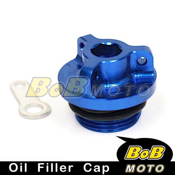 Suzuki Blue Billet CNC Oil Filler Cap For Suzuki GSX650F