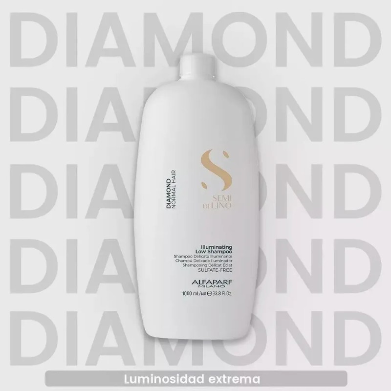 Shampoo Alfaparf Sdl Diamond Iluminación Cabello Normal 1l