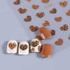Valentine's Day Nail Stickers Heart Nail Decal 6PCS 3D Self-Adhesive