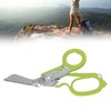Emergency Response Shears Stainless Steel Multifunctional Foldable Scissors Pliers for