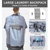 VividPaw Laundry Bag Extra Large Heavy Duty, Laundry Backpack for