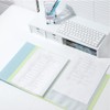 Delhi Recycle Lone Green Deli Index Clear File 40 Sheets