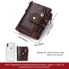 Men's Wallet Purse RFID Blocking Genuine Leather Men Purses with