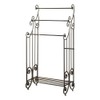 Kings Brand Furniture Pewter Metal Towel Racks for Bathroom with