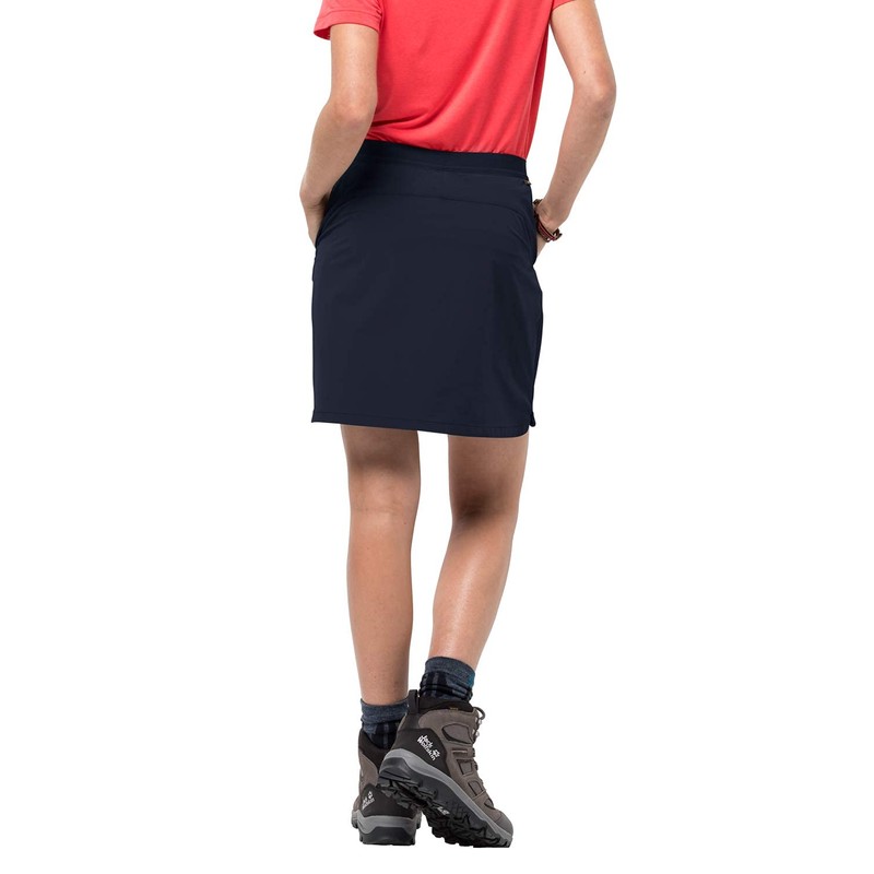 Jack Wolfskin Women's Hilltop Trail Skort Skirt, blue, 34