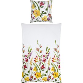 Erwin Müller 508795 Seersucker Bed Linen 135 x 200 cm (80 x 80 cm) Multi-Coloured