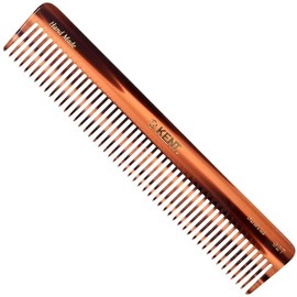 KENT Peine Desenredante De Dientes Anchos 92T Tortoise Para Hombres Y Mujeres, Peine Para Cabello Rizado Y Ondulado, Húmedo O Seco, Peine De Dientes A
