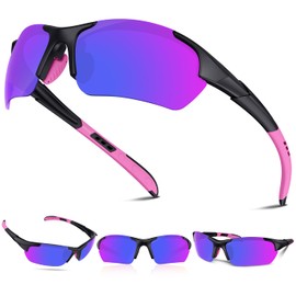Polarized Sports Sunglasses for Men Women Youth Baseball Running Cycling Driving Fishing Tennis Golf Motor TAC UV400 TR90