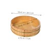 MAGICLULU Traditional Sushi Oke Japanese Wooden Sushi Rice Mixing Bowl