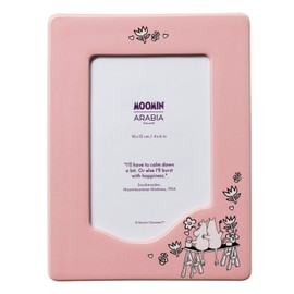 Moomin Classic Love Photo Frame, Pink, Height 5.9 inches (15 cm)