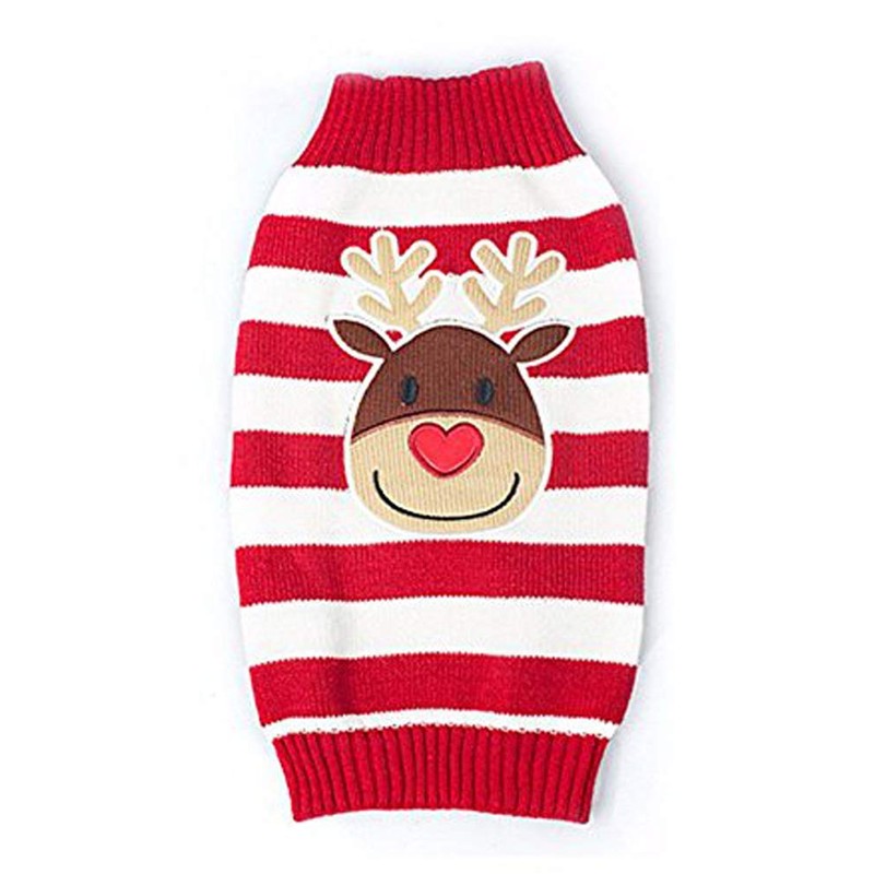 BABAHU Dog Sweater Christmas,Dog Xmas Sweaters for Cat, Santa Puppy